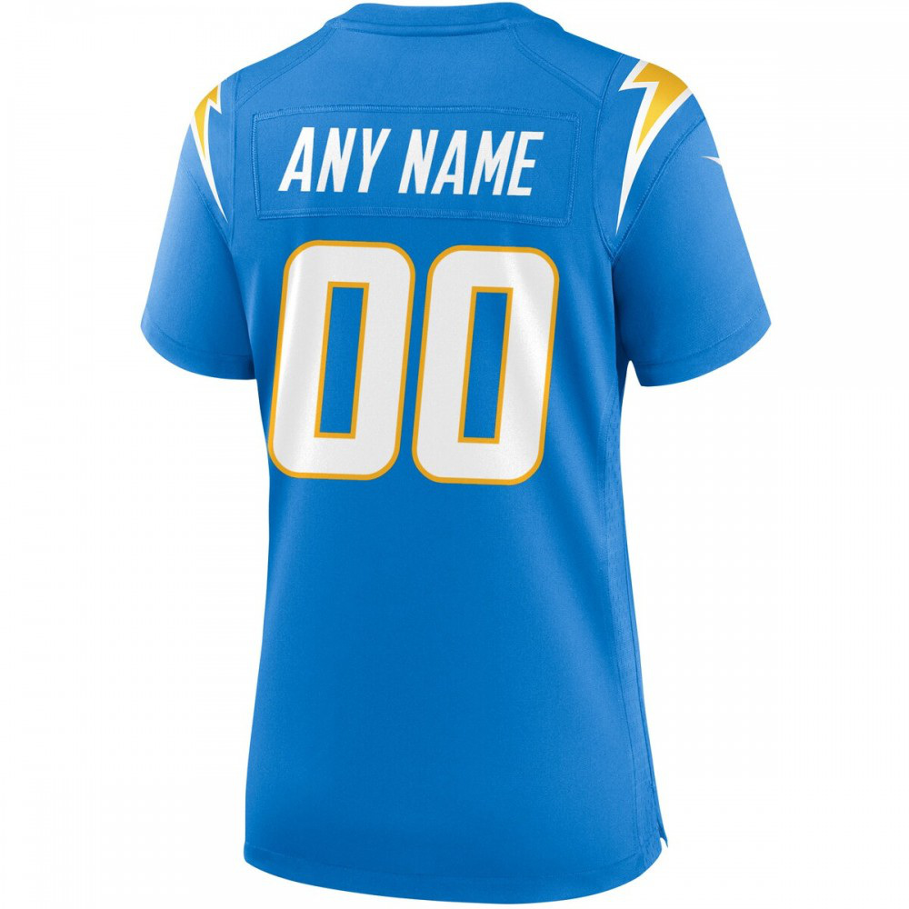 Los Angeles Chargers Nike Women's Custom Game Jersey - Powder Blue-GridironStore